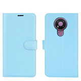 Nokia 3.4      Pu Wallet Case    [Lightblue]