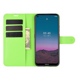 Nokia 5.4      Pu Wallet Case    [Green]