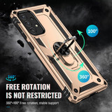 Samsung Galaxy A73 5G      Military Armour Ring Case    Gold