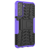 Samsung Galaxy S21 FE 5G      Heavy Duty Case    Purple