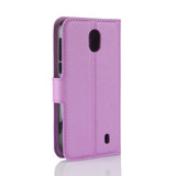 Nokia 1      Pu Wallet Case    [Purple]