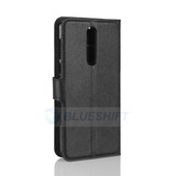 Nokia 8      Pu Wallet Case    [Black]