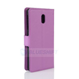 Nokia 3      Pu Wallet Case    [Purple]