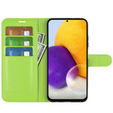 Samsung Galaxy A73 5G      Pu Wallet Case    [Green]