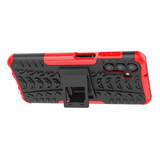 Samsung Galaxy A13 5G      Heavy Duty Case    Red
