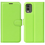 Nokia C32      Pu Wallet Case    [Green]