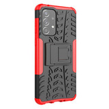 Samsung Galaxy A33 5G      Heavy Duty Case    Red