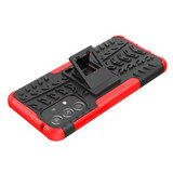 Samsung Galaxy A33 5G      Heavy Duty Case    Red