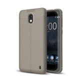 Nokia 2 Leather Texture Case Grey