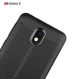 Nokia 2 Leather Texture Case Grey