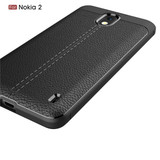 Nokia 2 Leather Texture Case Grey