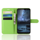 Nokia 9 Pureview      Pu Wallet Case    [Green]