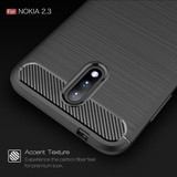 Nokia 2.3 Carbon Fibre Case Black