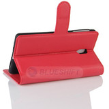 Nokia 3      Pu Wallet Case    [Red]