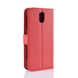 Nokia 3.1      Pu Wallet Case    [Red]