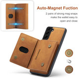 Samsung Galaxy S22      Magnetic Wallet    Brown
