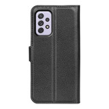 Samsung Galaxy A73 5G      Pu Wallet Case    [Black]