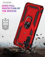 Samsung Galaxy A13 5G      Military Armour Ring Case    Red