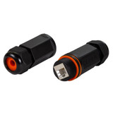 DYNAMIX Cat6/6A Waterproof In-line Connector Coupler. Shielded Female to Female. IP67. RJ45-RJ45.