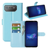 Asus Rog Phone 6      Pu Wallet Case    [Lightblue]