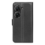 Asus Zenfone 9      Pu Wallet Case    [Black]