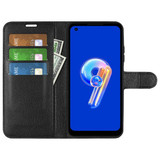 Asus Zenfone 9      Pu Wallet Case    [Black]