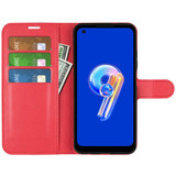 Asus Zenfone 10      Pu Wallet Case    [Red]