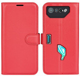 Asus Rog Phone 7      Pu Wallet Case    [Red]