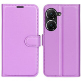 Asus Zenfone 9      Pu Wallet Case    [Purple]