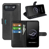 Asus Rog Phone 7      Pu Wallet Case    [Black]