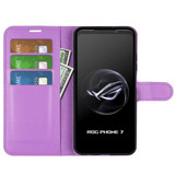 Asus Rog Phone 7      Pu Wallet Case    [Purple]