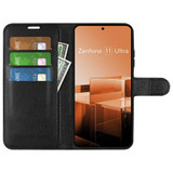 Asus Zenfone 11 Ultra      Pu Wallet Case    [Black]