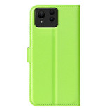 Asus Zenfone 11 Ultra      Pu Wallet Case    [Green]