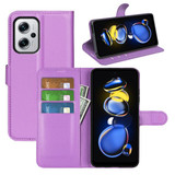 Xiaomi Poco X4 Gt      Pu Wallet Case    [Purple]