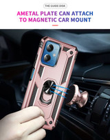Xiaomi Redmi Note 12 Pro 5G Military Armour Ring Case RoseGold