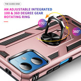 Xiaomi Redmi Note 12 Pro 5G Military Armour Ring Case RoseGold
