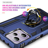 Xiaomi Poco X5 Pro Military Armour Ring Case Navy