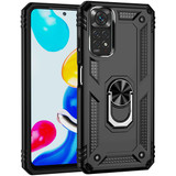 Xiaomi Redmi Note 11 (4G) Military Armour Ring Case Black