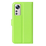 Xiaomi 12 Lite      Pu Wallet Case    [Green]