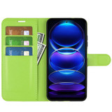 Xiaomi Poco X5      Pu Wallet Case    [Green]