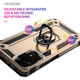 Xiaomi Redmi Note 11 Pro Military Armour Ring Case Gold