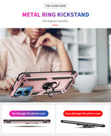 Xiaomi Redmi Note 12 5G Military Armour Ring Case RoseGold