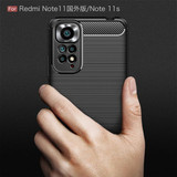 Xiaomi Redmi Note 11 (4G) Carbon Fibre Case Black
