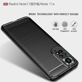 Xiaomi Redmi Note 11 (4G) Carbon Fibre Case Black