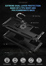 Xiaomi Poco X5 Military Armour Ring Case Black