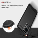 Xiaomi 12 Pro Carbon Fibre Case Black