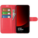Xiaomi 13 Ultra      Pu Wallet Case    [Red]