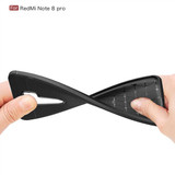 Xiaomi Redmi Note 8 Pro Leather Texture Case Black