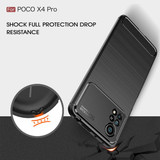 Xiaomi Poco X4 Pro 5G Carbon Fibre Case Navy
