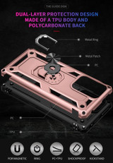 Xiaomi 11T Military Armour Ring Case RoseGold